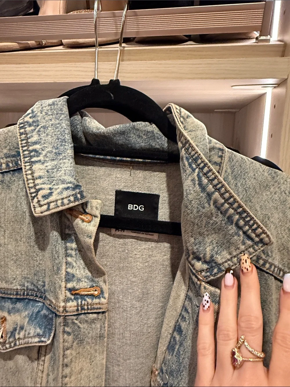 BDG Light Wash Blue Denim Jean Jacket